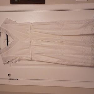 White Maternity Gap Dress